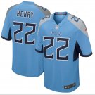 Men's Derrick Henry #22 Tennessee Titans Game Jersey - Light Blue