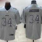 Men's Bo Jackson #34 Las Vegas Raiders Atmosphere Fashion Limited Jersey - Gray