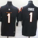 Men's Ja'Marr Chase #1 Cincinnati Bengals Limited Jersey - Black