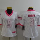 Women's Joe Burrow #9 Cincinnati Bengals Limited Player Jersey White