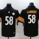 Men's Jack Lambert #58 Pittsburgh Steelers Limited Player Jersey - Black