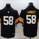 Men's Jack Lambert #58 Pittsburgh Steelers Limited Player Jersey - Black