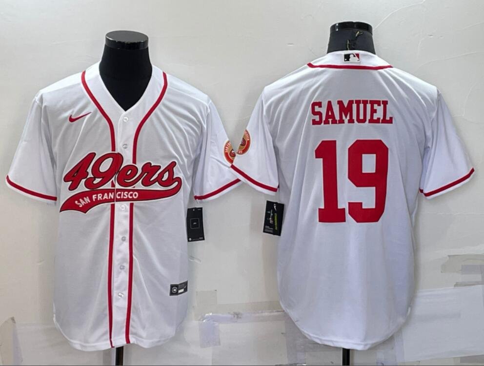 Men's Deebo Samuel #19 San Francisco 49ers Jointly Signed Limited Jersey White