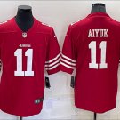 Men's Brandon Aiyuk #11 San Francisco 49ers Limited Jersey Red Christmas Gift