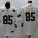 Men's George Kittle #85 San Francisco 49ers Limited Gold Name Jersey White