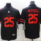 Men's Elijah Mitchell #25 San Francisco 49ers Limited Jersey Black Christmas Gift