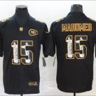 Men's Patrick Mahomes #15 Kansas City Chiefs Limited Black Jersey