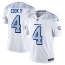 Men's James Cook III #4 Buffalo Bills 2025 Rivalries Collection Limited Jersey - White