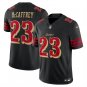 Men's Christian McCaffrey #23 San Francisco 49ers 2025 Rivalries Collection Limited Jersey - Black