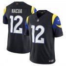 Men's Puka Nacua #12 Los Angeles Rams 2025 Rivalries Collection Limited Jersey - Midnight Blue