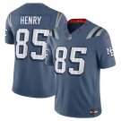 Men's Hunter Henry #85 New England Patriots 2025 Rivalries Collection Limited Jersey Storm Blue