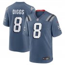 Men's Stefon Diggs #8 New England Patriots 2025 Rivalries Collection Limited Jersey Storm Blue