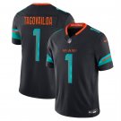 Men's Tua Tagovailoa #1 Miami Dolphins 2025 Rivalries Collection Limited Jersey Pitch Blue