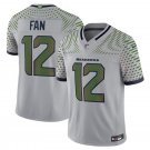 Men's 12s Seattle Seahawks 2025 Rivalries Collection Limited Jersey Wolf Gray