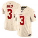 Men's Budda Baker #3 Arizona Cardinals 2025 Rivalries Collection Limited Jersey Natural