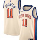 Jalen Brunson #11 New York Knicks Unisex 2025/26 Swingman Jersey Cream City Edition