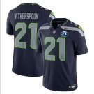 Men's Devon Witherspoon #21 Seattle Seahawks 50th Season Vapor Limited Jersey College Navy