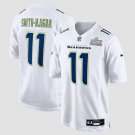 Men's Jaxon Smith-Njigba #11 Seattle Seahawks Super Bowl LX Patch Tundra Fashion Game Jersey White