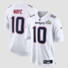 Drake Maye #10 New England Patriots Super Bowl LX Patch Tundra Fashion Game Jersey White