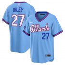 Austin Riley Atlanta Braves 2026 City Connect Stadium Jersey Powder Blue