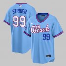 Spencer Strider Atlanta Braves 2026 City Connect Stadium Jersey Powder Blue