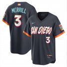 Jackson Merrill San Diego Padres 2026 City Connect Stadium Jersey Obsidian