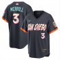 Jackson Merrill San Diego Padres 2026 City Connect Stadium Jersey Obsidian