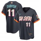 Yu Darvish San Diego Padres 2026 City Connect Stadium Jersey Obsidian