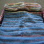 Multi-colored Large Drawstring Knit Bag