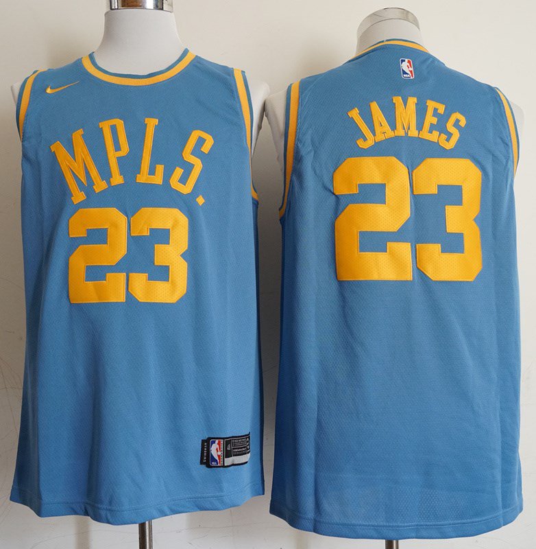 Mens Los Angeles Lakers #23 Lebron James Basketball Jersey ...