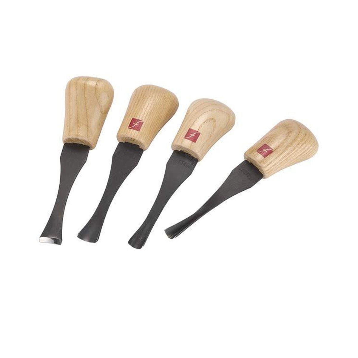Flexcut Wide Format Palm Handled Carving Tool Set - 4 Piece
