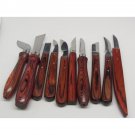 Ramelson Woodcarving Miscellaneous Chip Carving Knives 10 piece Set