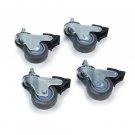 Armor 3" Heavy Duty Steel Stand Casters Set - 4 Piece