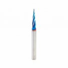 Amana Tool 46282-K 2D/3D Carving 5.4 Deg Tapered Angle Ball Tip Carbide Up-Cut Spiral Round