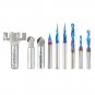 Axiom 9-piece Spektra CNC Bit Set for Axiom AutoRouter by Amana Tool