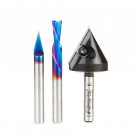 Amana Tool CNC Sign Making Router Bit Set - 1/4" SH