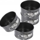 4 Piece Small Nonstick Cheesecake Pan for Mini Cheesecakes, Pizzas and Quiches 4 Piece Small Nonstick Cheesecake Pan for Mini Cheesecakes, Pizzas and Quiches