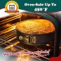 6 Inch Non-stick Springform Pan with Removable Bottom - Leakproof Cheesecake Pan, Compatible
