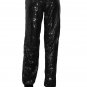 Ooh la la Fully lined sequin pants with stretch velvet waistband and cuffs in 6 colors