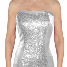 Ooh la la Sequin and Velvet Bustier Top in 6 colors