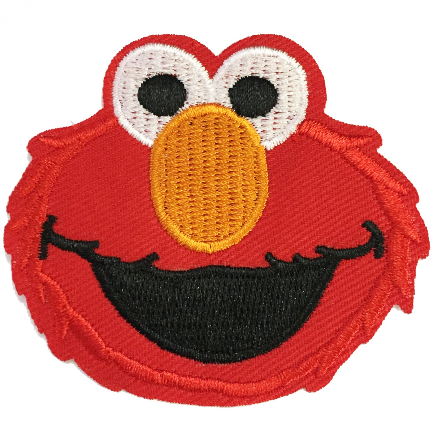 Elmo Iron On Patch Kids Sesame Street Character Face Embroidered 