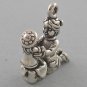 New Sterling Silver Charm Pendant 3D GIRL OPENING DOLL PRESENT Gift 3575