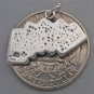 New Sterling Silver Charm Pendant ROYAL FLUSH POKER CARDS Casino 2709