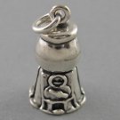 New Sterling Silver Charm Pendant 3D GUMBALL MACHINE 2274