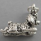 New Sterling Silver Charm Pendant TOY POODLE DOG LP3192