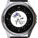 Horspath Football Club Round Metal Watch