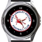 Kings Langley Football Club Round Metal Watch