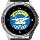 Bangor Football Club Round Metal Watch