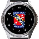 Bangor City Football Club Round Metal Watch
