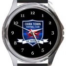Chirk Town Football Club Round Metal Watch